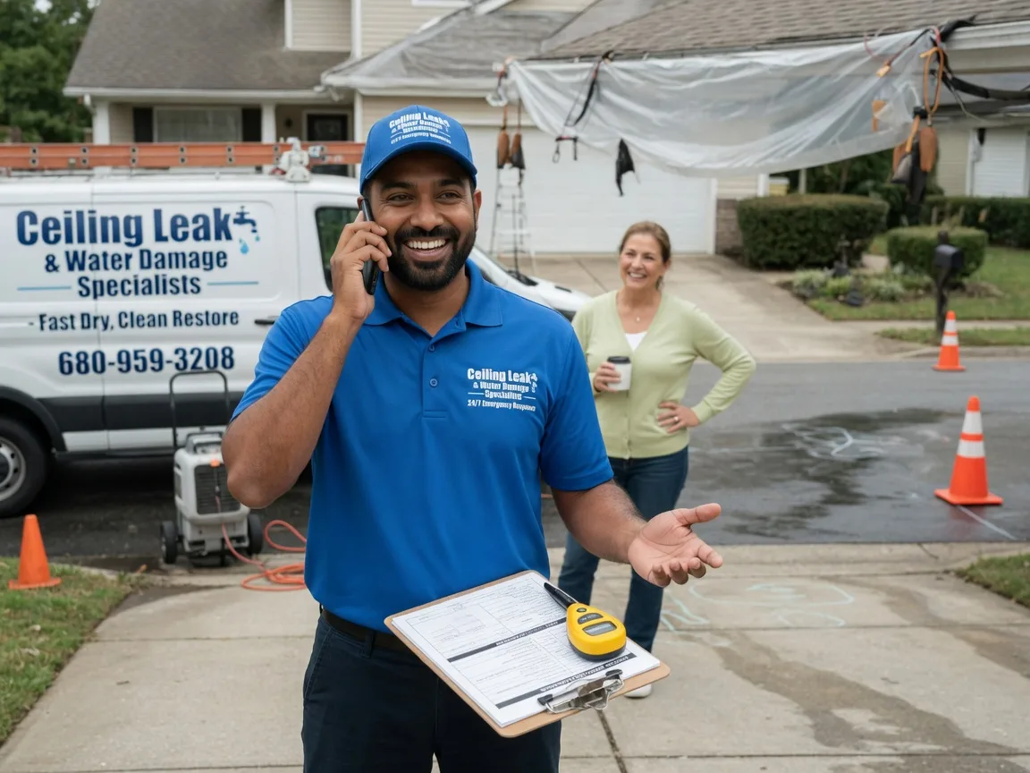 Ceiling Leak Cleanup Lake Waccamaw, NC FAQs